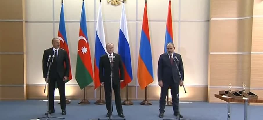 پوتین از توافق آذربایجان و ارمنستان خبر داد