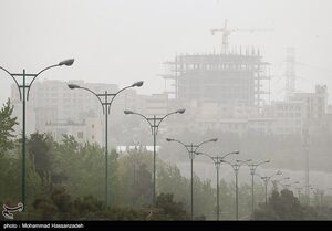 گردوغبار فردا هم میهمان تهران است