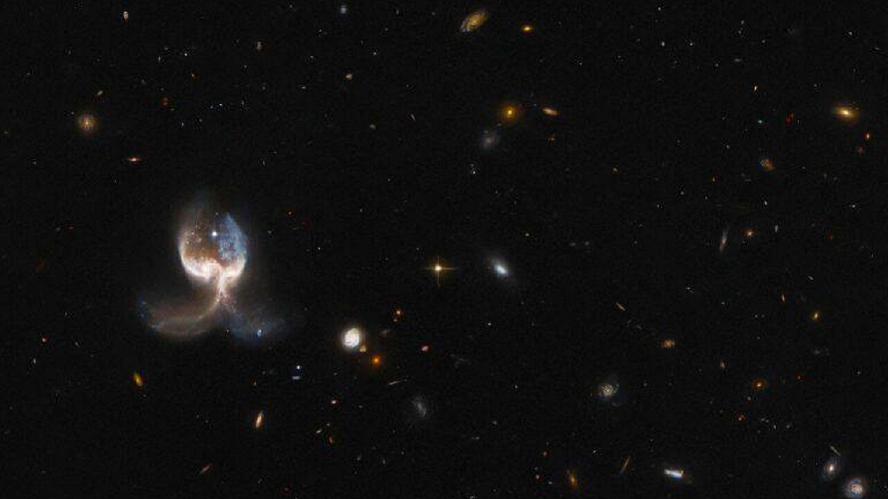 بال های کهکشانی، تصویر جدیدی که هابل ثبت کرد