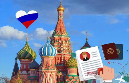 به راحتی ویزای توریستی روسیه بگیرید!