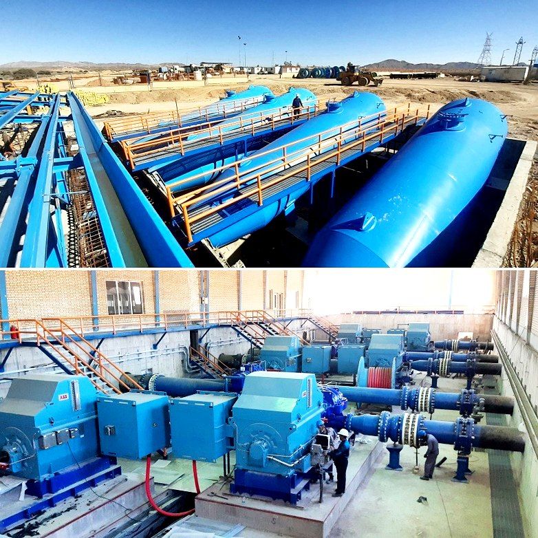 9 عملیات اجرایی پروژه انتقال آب دریای عمان به استان شرقی