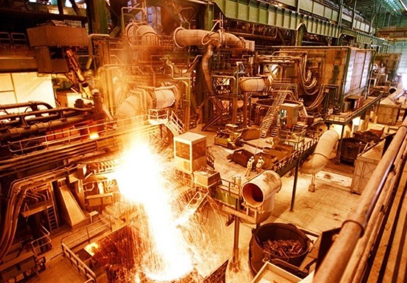 رکورد تولید تختال در فولاد مبارکه شکسته شد