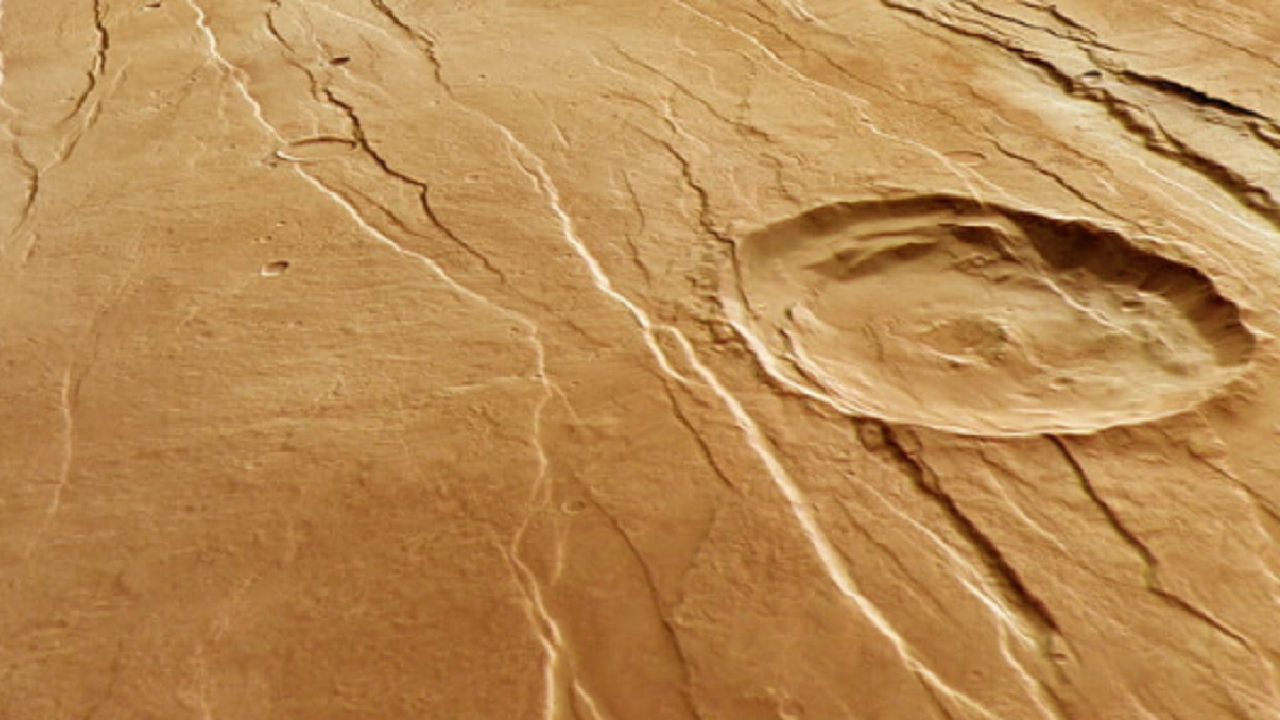 کمک دهانه برخوردی مریخ به تاریخ گذاری رویداد‌های زمین شناسی