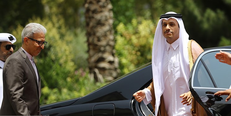 وزیر خارجه قطر در تهران و علی باقری در مسقط
