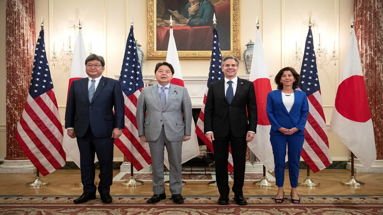 همکاری اقتصادی آمریکا و ژاپن برای مقابله با نفوذ چین