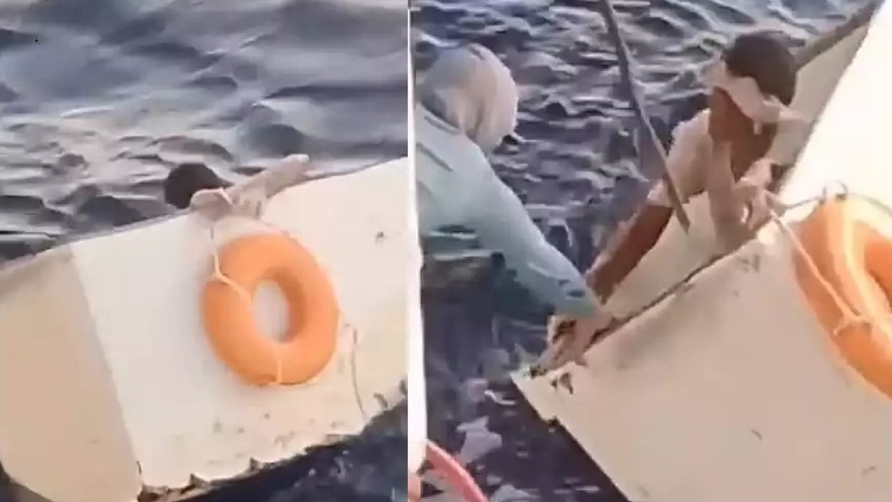 نجات ماهیگیر پس از ۱۱ روز از وسط اقیانوس