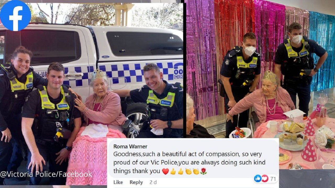 آرزوی عجیب زن سالخورده که توسط پلیس برآورده شد!