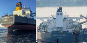 دو نفتکش یونانی از آب‌های ایران به سمت امارات حرکت کردند