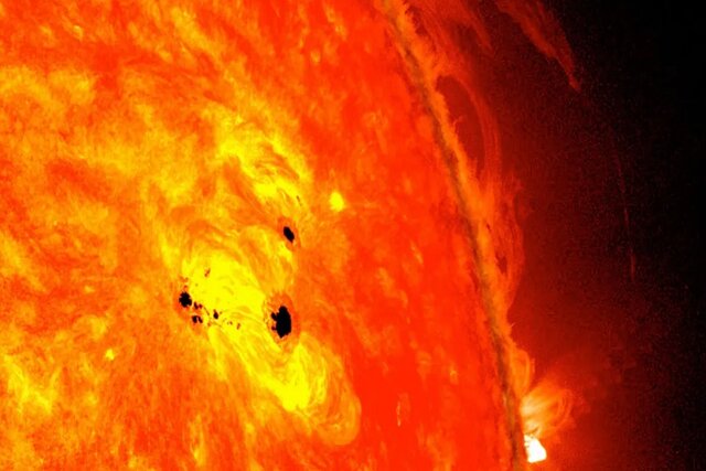 انفجار خورشیدی که معادل ۱۰۰ هزار بمب اتمی به زودی اتفاق می‌افتد