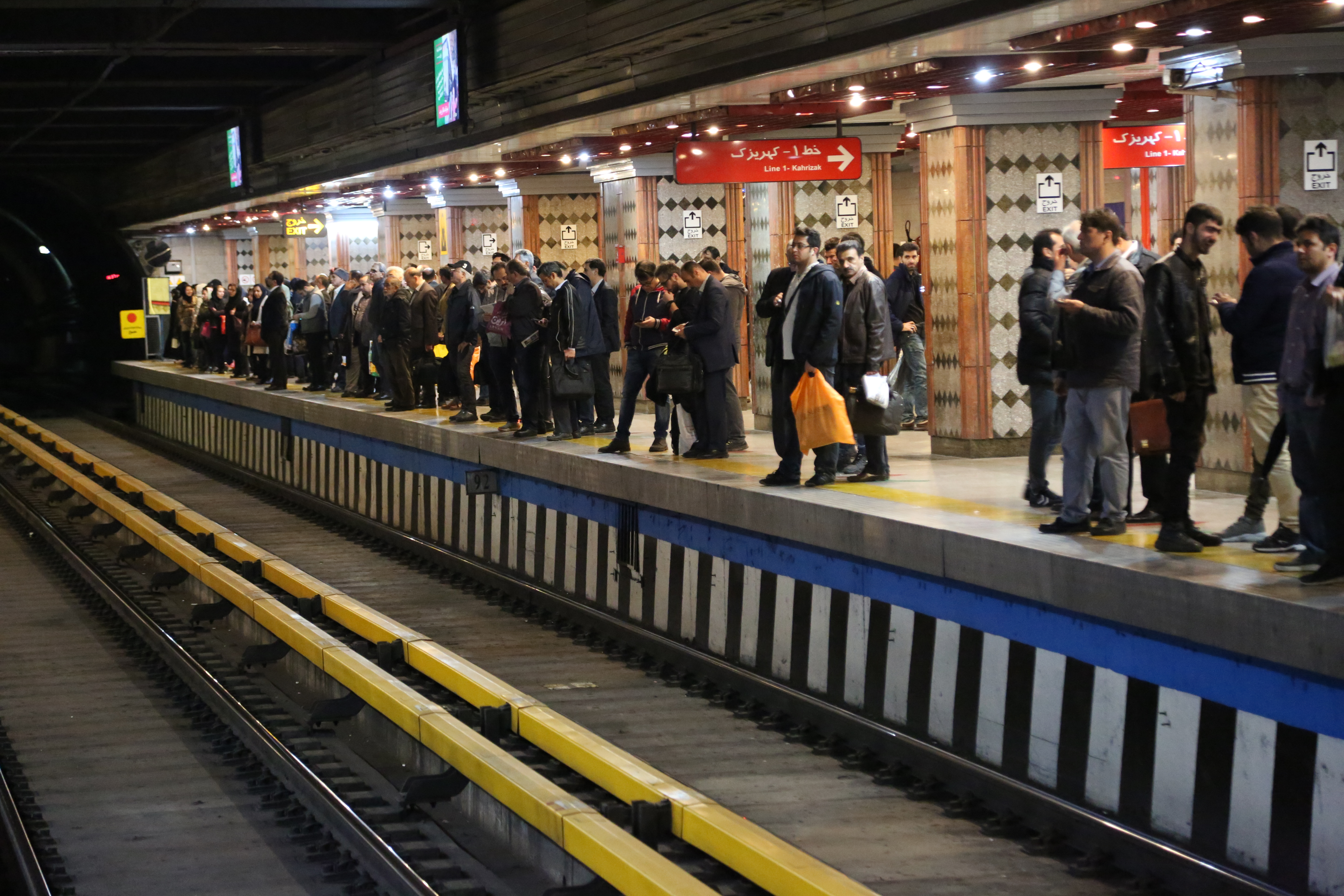 روند روبه‌رشد آمار مسافران در متروی تهران