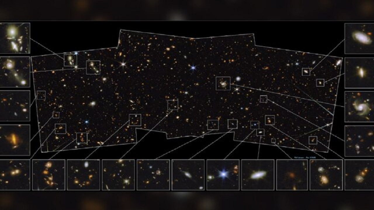 الماس‌های کهکشانی خیره‌کننده در تصویر جدید تلسکوپ فضایی جیمز وب