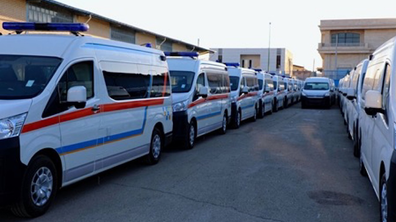 ۲۲۸ دستگاه آمبولانس جدید در حال تجهیز و توزیع است