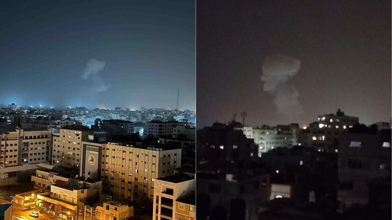 چندین انفجار در نوار غزه