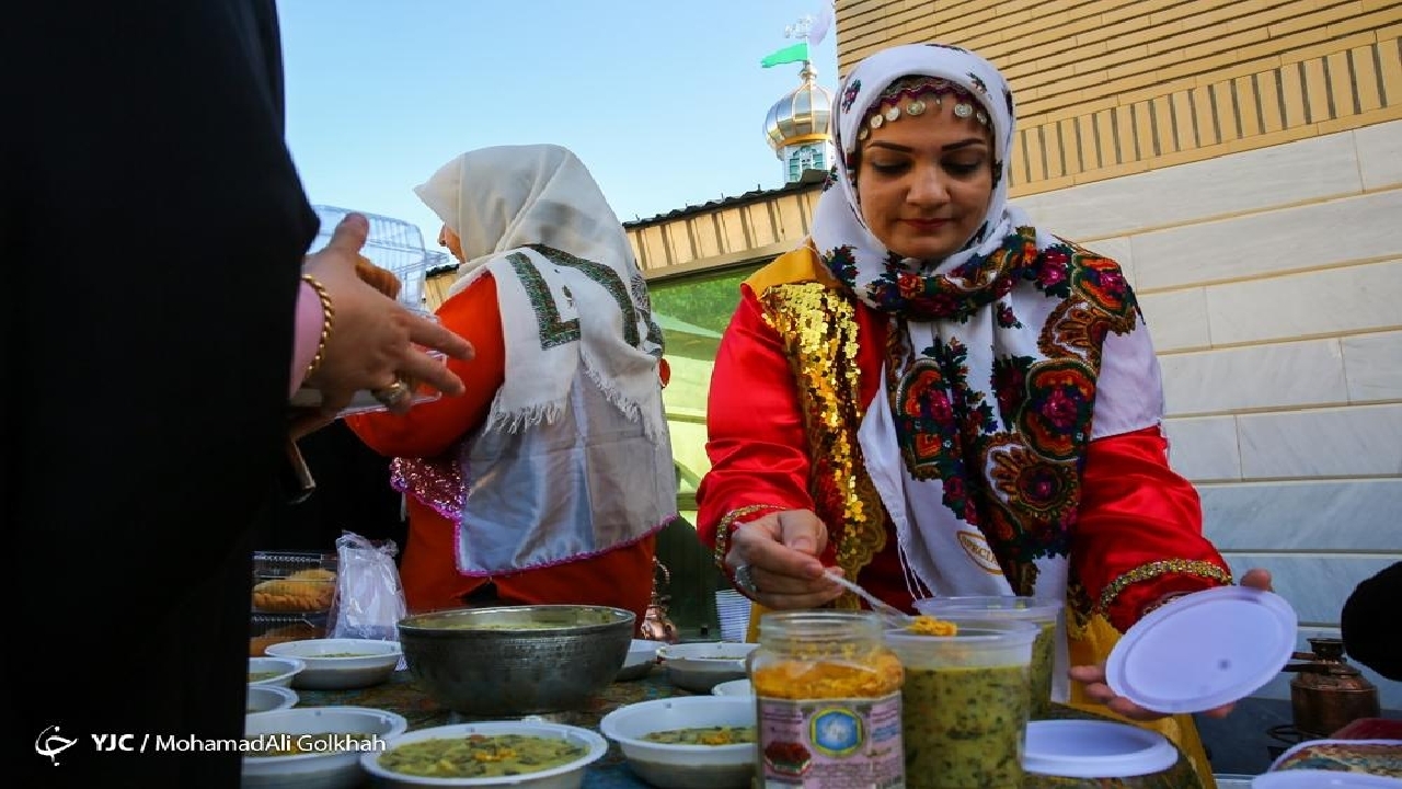 مناسک تهیه غذا جزو میراث فرهنگی ايران محسوب می‌شود