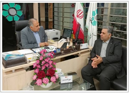 بازدید عضو هیات مدیره بانک توسعه تعاون از شعبه میدان تره بار تهران