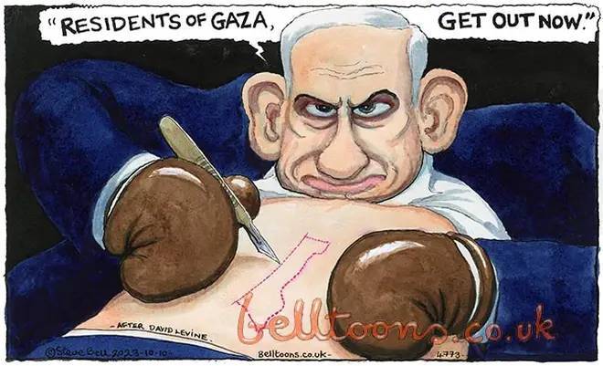 اخراج کاریکاتوریست گاردین بخاطر کشیدن کاریکاتور نتانیاهو