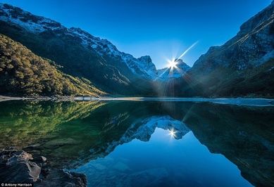 دریاچه ای در مرکز نیوزلند
