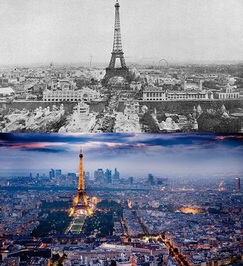 پاریس در سال های آغازین قرن بیستم در مقایسه با پاریس این روزها