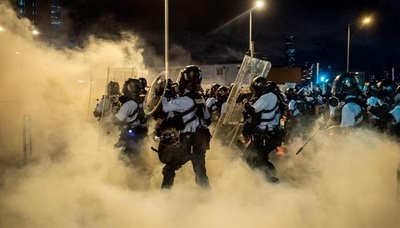تظاهرات و درگیری در هنگ هنگ