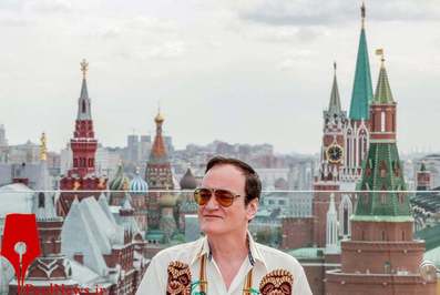 کوئنتین تارانتینو در یک فتوکال برای فیلم جدید خود Once Upon a Time در هالیوود پیش از حضور در روسیه/ مسکو ، روسیه