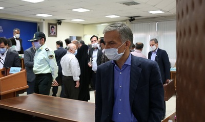 جلسه رسیدگی به اتهامات عباس ایروانی و سایر متهمان گروه عظام 